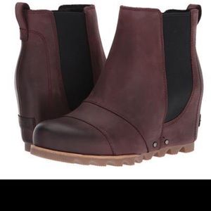 Sorel Lea wedges 10 Redwood/Black Sequoia